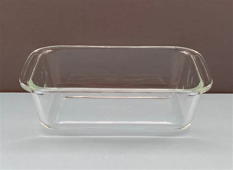 Set Of 2 Vintage Pyrex 213 Clear Glass Loaf Pans With Handles Etsy