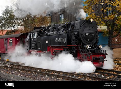 Dampflok Der Harzer Schmalspurbahnen Brockenbahn Harz Wernigerode