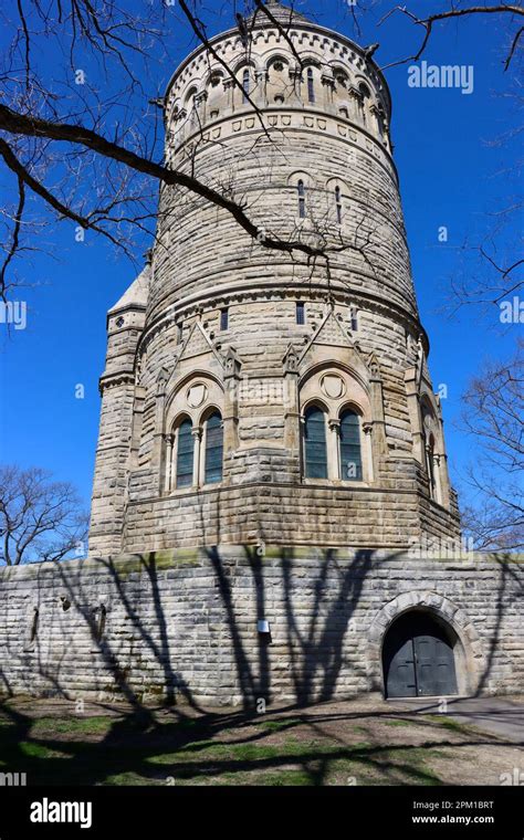 Assassinated 20th President Of United States James A Garfield Memorial Monument At Lake View