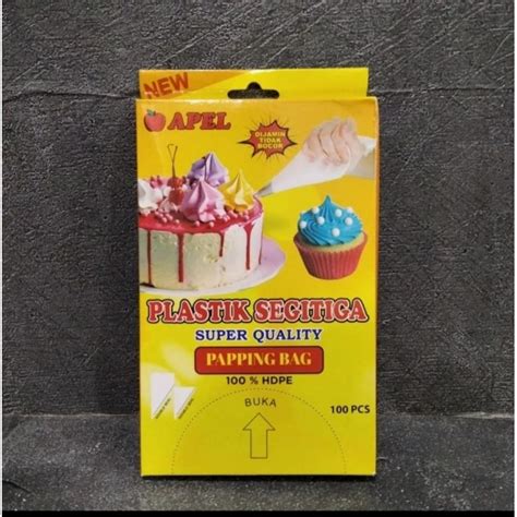 Jual Plastik Segitiga Uk Kecil Pak Isi Pcs Piping Bag Segitiga