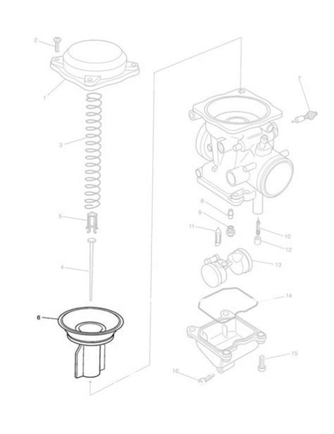 Vacuum Piston CarburetorTriumph T1241020 Replacement