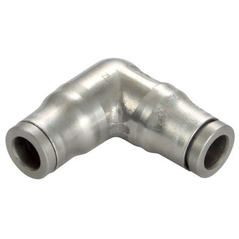 Equal Elbow Tube To Tube Fittings For Metric Tubing LF3800 Push In