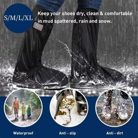 Cubierta Para Zapato De Botas Impermeable Lluvia Reflectante MercadoLibre