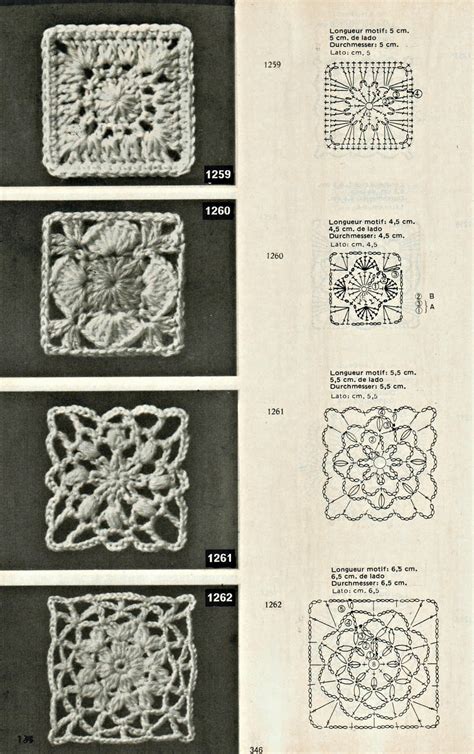 Granny Square Uncinetto Raccolta Motivi A Uncinetto Parte 1