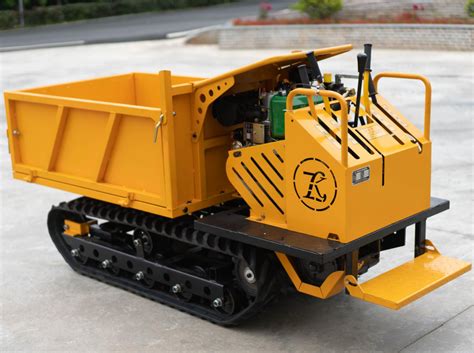 Mini Crawler Dumper Self Loading Truck Garden Track Dumper 1ton Small