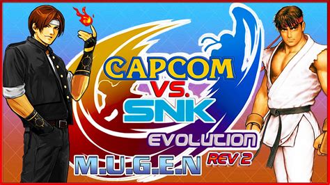 Capcom Vs Snk Evolution Rev Gameplay M U G E N Youtube