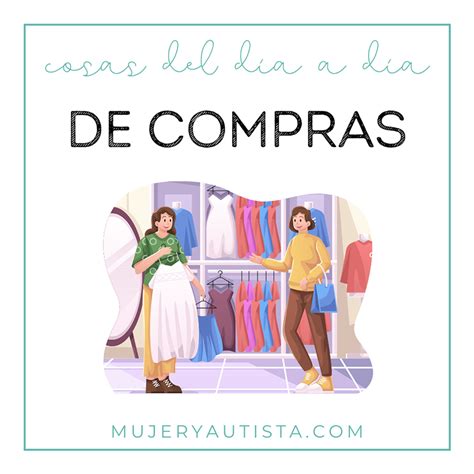 De Compras Mujer Y Autista Sara Codina