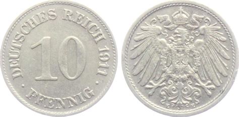 Kaiserreich E Pfennig Gro Er Adler Vz Ma Shops