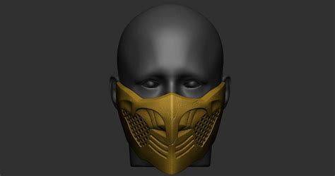 Scorpion Mortal Kombat X Mask