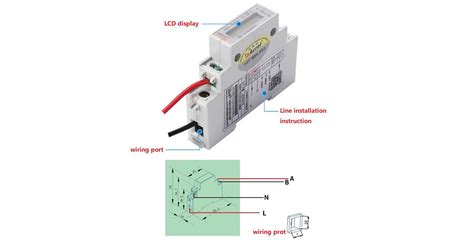 Acrel ADL10 E Single Phase Din Rail Energy Meter Jiangsu Acrel