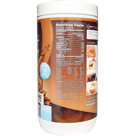 Quest Protein Powder Nutrition Label Ythoreccio