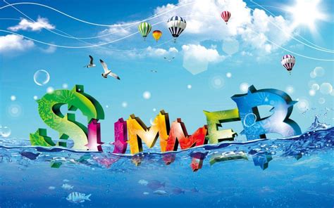 Happy Summer Holidays Wallpaper