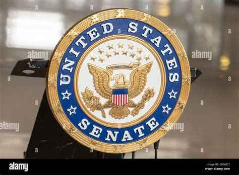 Senate logo hi-res stock photography and images - Alamy