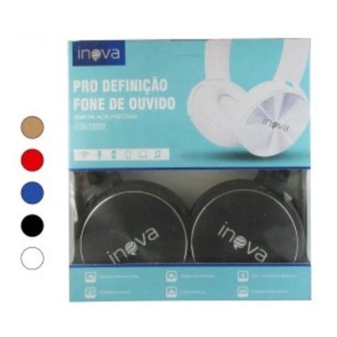 Fone De Ouvido Headphone Sem Fio Inova Bluetooth Fon D Shopee Brasil