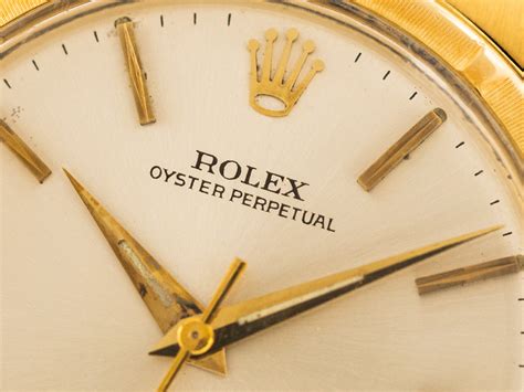 Rolex Vintage Oyster Perpetual Ref In K Yellow Gold Super Oyster