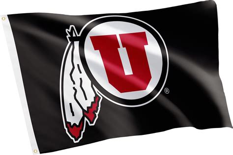 College Flags And Banners Co Utah Blackout University Large