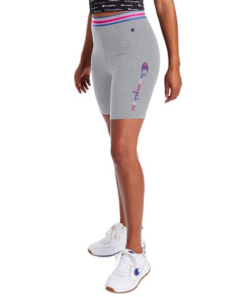 Champion Womens High Rise Bike Shorts Macys