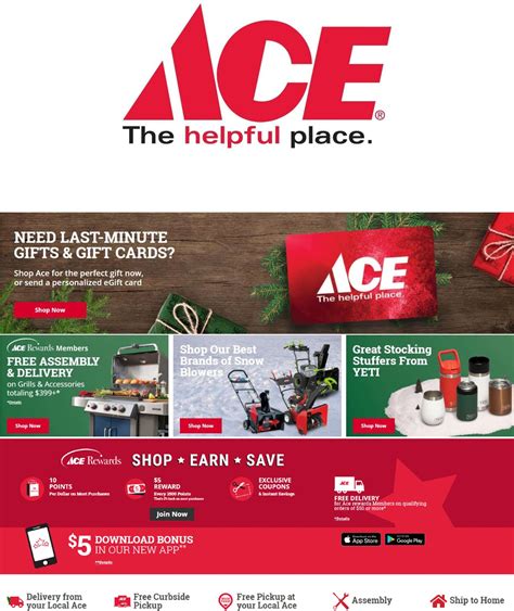 Ace Hardware Holiday Current Weekly Ad