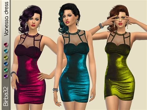 Vanessa Dress By Birba32 At Tsr Sims 4 Nexus