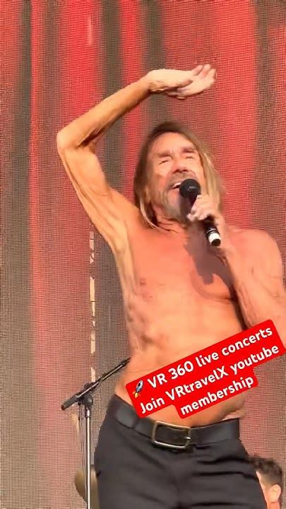 👕 Red Hot Chili Peppers Support Act Iggy Pop Front Of Stage 06 26 2023