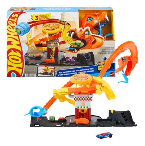 Hot Wheels City Pista Ataque De Cobra Vs Pizzaria Mattel Frete Gr Tis