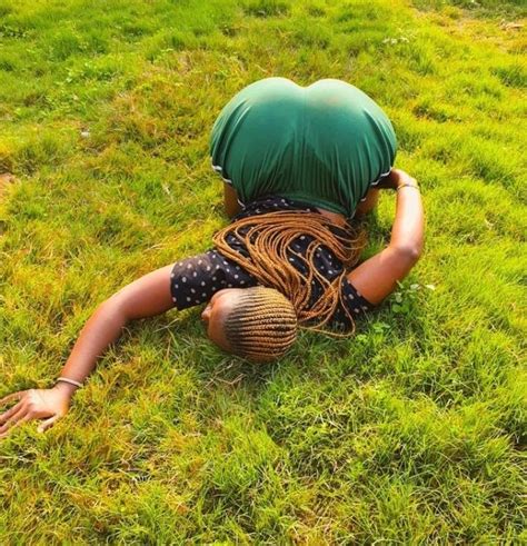 10 Raunchy Photos Of Njoki Murira Bending Over Big Butt While Crouching Youth Village Kenya