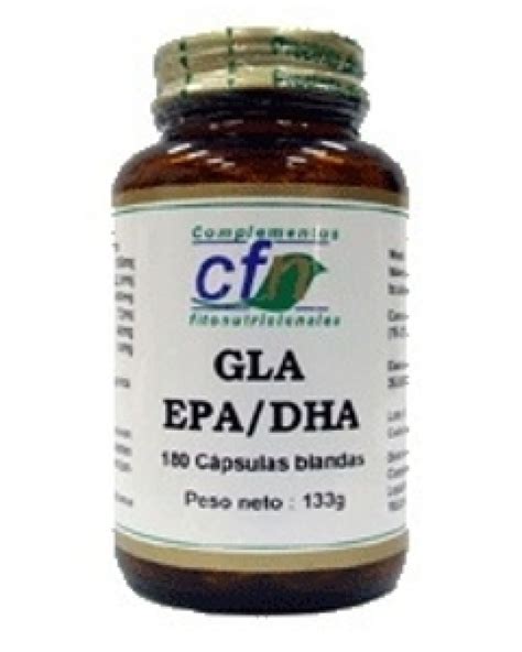 GLA EPA DHA Omega 3 Y 6 180 Perlas CFN