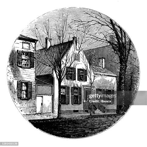 33 American Colonial House High Res Illustrations Getty Images