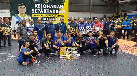 Piala Tun Ali 2022 Johor Sekat Hajat Melaka Muncul Juara Edisi Pertama