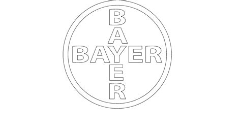 Download Bayer Logo Black And White Circle Hd Transparent Png