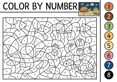 Paint By Numbers Coloring Pages