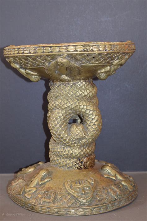 African Benin Bronze Ceremonial Pedestal C Antiques Atlas