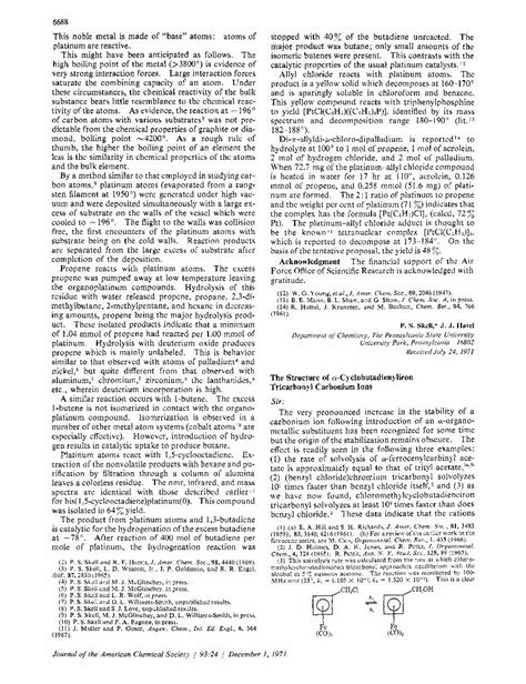 (PDF) Structure of .alpha.-cyclobutadienyliron tricarbonyl carbonium ions - DOKUMEN.TIPS