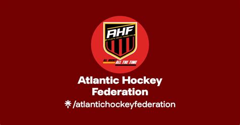 Atlantic Hockey Federation Twitter Instagram Facebook Linktree