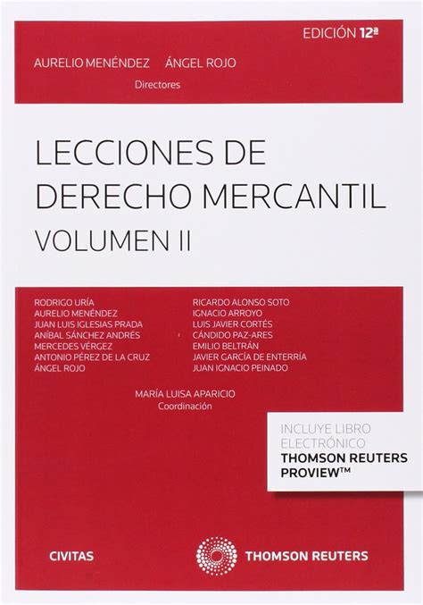 Amazon Lecciones De Derecho Mercantil Volumen Ii Papel E Book