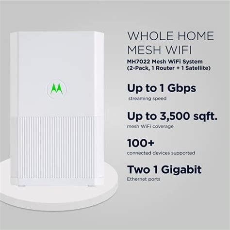 Buy Motorola Mb8600 Cable Modem Wifi 5 Mesh System Home Coverage Up