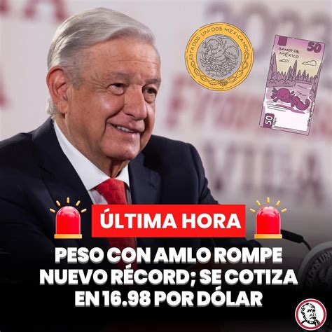 Revista Polemón on Twitter ÚLTIMAHORA El peso rompe nuevo récord