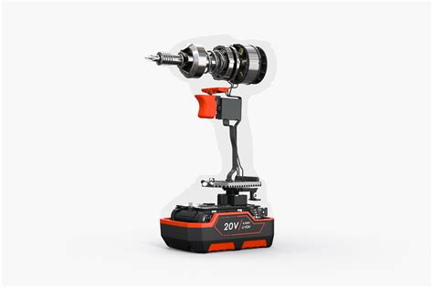 3D Cordless Impact Screwdriver - TurboSquid 1918592