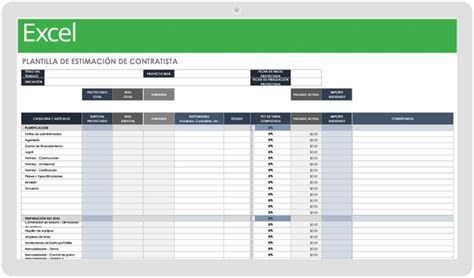 Plantillas De Estimación Gratuitas Smartsheet