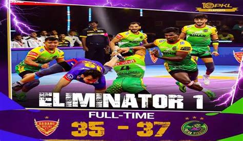 Patna Pirates Beat Dabang Delhi K C In Nail Biting Match In PKL