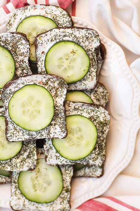 Cucumber Tea Sandwiches Swanky Recipes