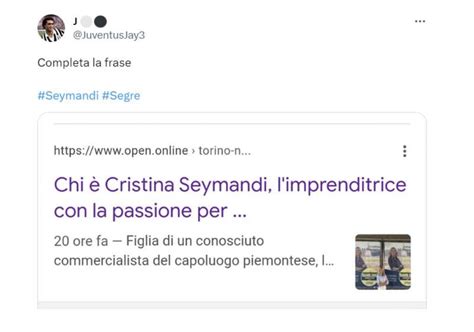 Tweet Sul Caso Segre Seymandi 2 Dago Fotogallery