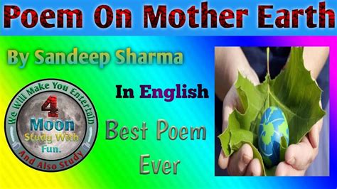 Poem On Mother Earth In English Youtube