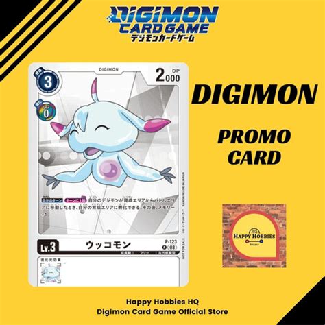 Jual Digimon Card Game P 123 Ukkomon Promo Kota Surabaya Happy