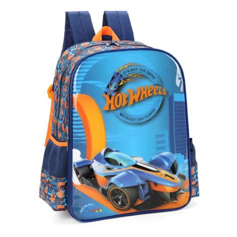Mochila Infantil Hot Wheels 38977 Shopee Brasil