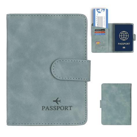 Portefeuille Porte Passeport En Cuir Pour Hommes Et Femmes Tui Cartes