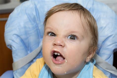 Angry Baby Face Stock Photo Image Of Expression Facial 101653542