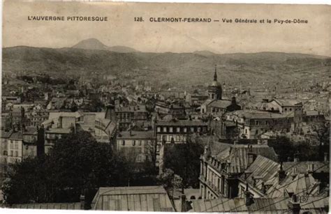 CPA L AUVERGNE PIT CLERMONT FERRAND Vue Générale et le Puy de