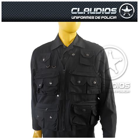 Chaleco Tipo Reportero Uniformes De Policia