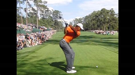 Tiger Woods Slow Motion Down The Line - YouTube